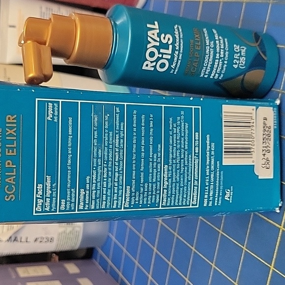 Royal Oils Scalp Elixir Cooling Menthol & Peppermint 125ml New Bottle in Box - Picture 3 of 4
